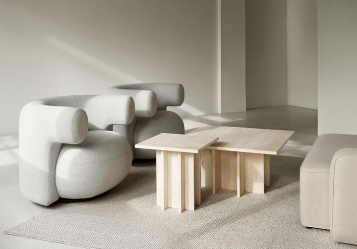 Edge soffbord large, Travertine Normann Copenhagen