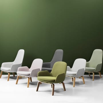 Era Low loungestol - läder tango svart - Normann Copenhagen