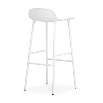 Form barstol metallben 75 cm - vit - Normann Copenhagen