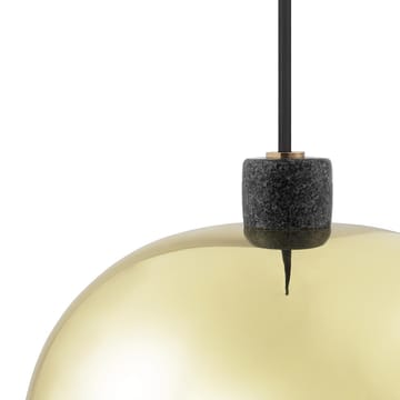 Grant pendel - black, stor- stål, granit - Normann Copenhagen