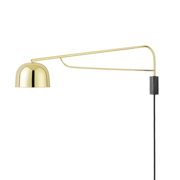 Grant vägglampa - brass, stor- stål, granit - Normann Copenhagen