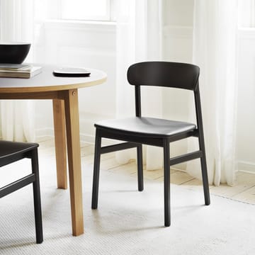 Herit stol läderklädsel svart ek - Svart - Normann Copenhagen