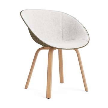 Mat Armchair karmstol framsideklädd - Hallingdal 110-seaweed-beech - Normann Copenhagen