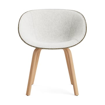 Mat Armchair karmstol framsideklädd - Hallingdal 110-seaweed-beech - Normann Copenhagen