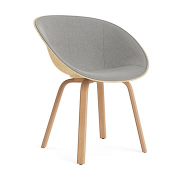 Mat Armchair karmstol framsideklädd - Remix 133-hemp-beech - Normann Copenhagen