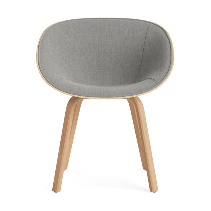 Mat Armchair karmstol framsideklädd, Remix 133-hemp-beech Normann Copenhagen