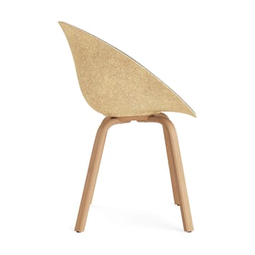 Mat Armchair karmstol framsideklädd - Remix 133-hemp-beech - Normann Copenhagen