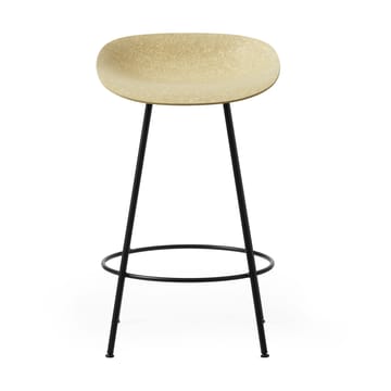 Mat Barstool barpall 65 cm - Hemp-black steel - Normann Copenhagen