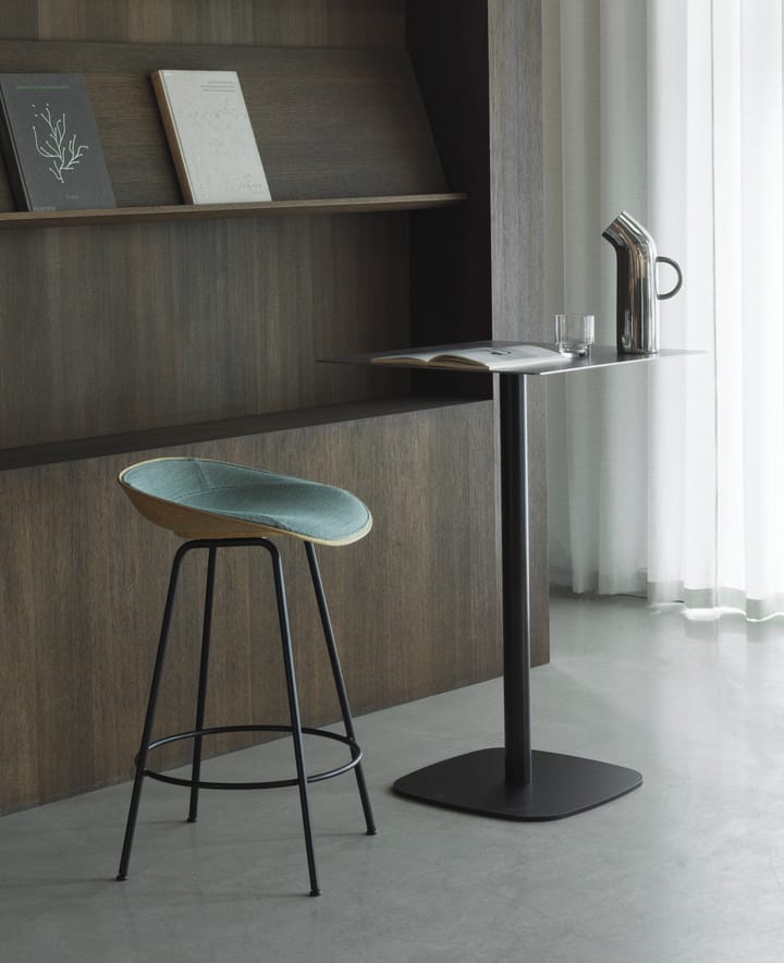 Mat Barstool barpall 65 cm, Seaweed-black steel Normann Copenhagen