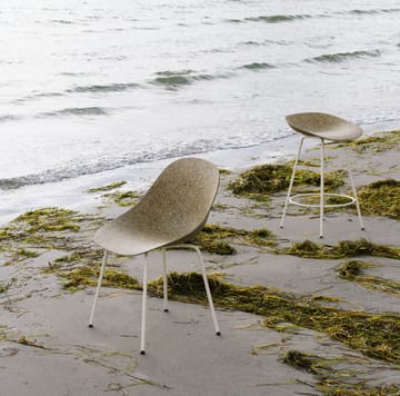 Mat Barstool barpall 65 cm - Seaweed-cream steel - Normann Copenhagen