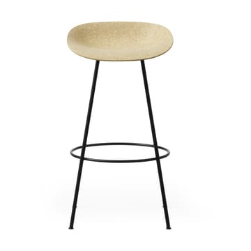 Mat Barstool barpall 75 cm - Hemp-black steel - Normann Copenhagen