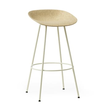 Mat Barstool barpall 75 cm - Hemp-cream steel - Normann Copenhagen