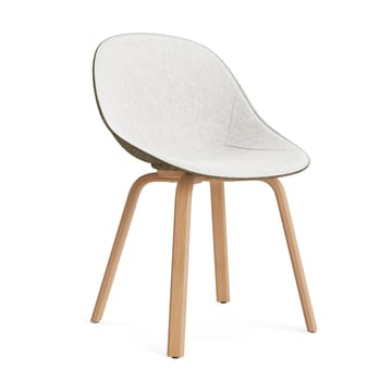 Mat Chair stol framsideklädd - Hallingdal 110-seaweed-beech - Normann Copenhagen