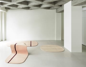 Oona matta 140x140 cm - Sand - Normann Copenhagen