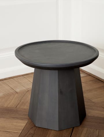 Pine table small sidobord Ø45 cm H:40,6 cm - Dark Grey - Normann Copenhagen