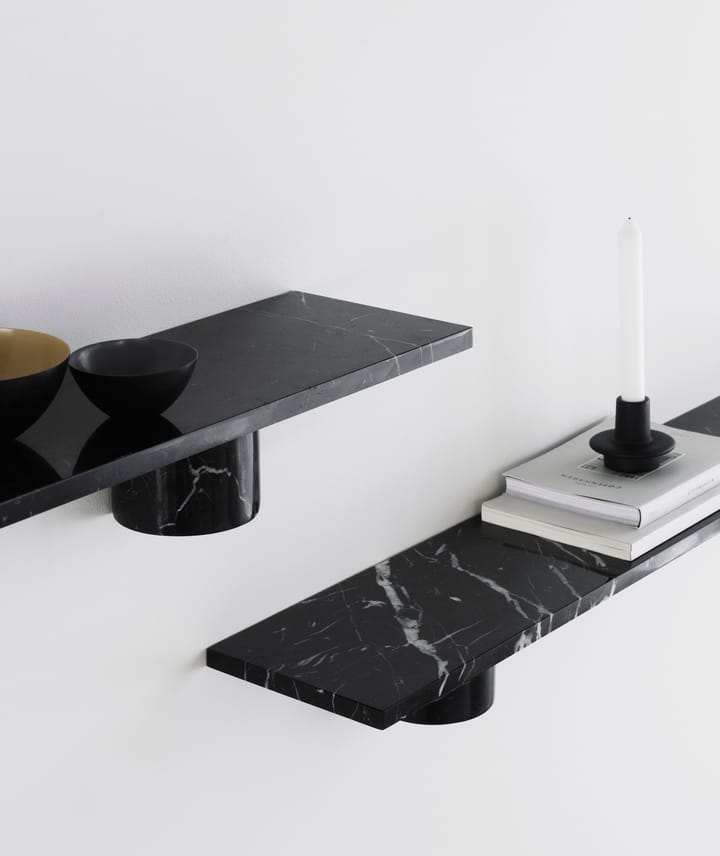 Sten Shelf hylla 120 cm - Black marble - Normann Copenhagen