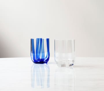 Stripe glas 39 cl - Blue Stripes - Normann Copenhagen