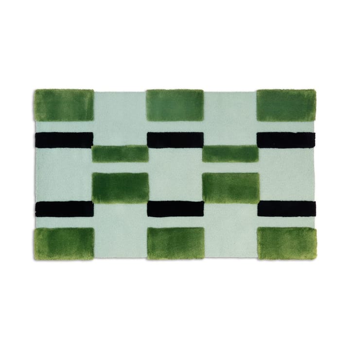 ODC Segment Rug Collection Irregular matta - Green-mint-black, 120x200 cm - Ogeborg