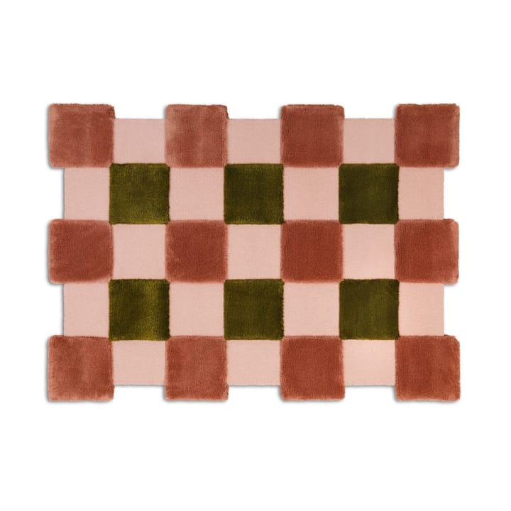 ODC Segment Rug Collection Square matta - Apricot-rose-olive, 196x252 cm - Ogeborg