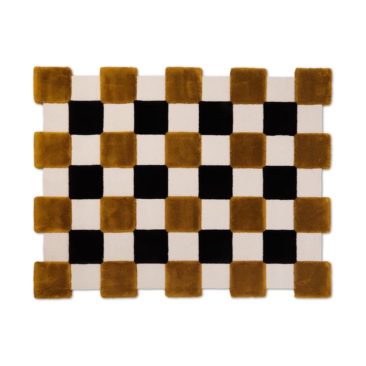 ODC Segment Rug Collection Square matta - Ochre-beige-black, 233x300 cm - Ogeborg