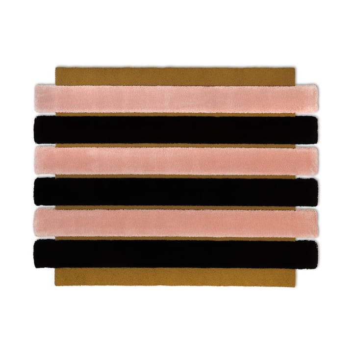 ODC Segment Rug Collection Stripe matta - Golden-blush-black, 179x250 cm - Ogeborg