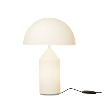 Atollo large 235 bords/golvlampa glas - Opal - Oluce