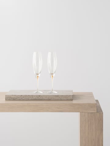 Intermezzo champagneglas 26 cl 2-pack - Guld - Orrefors