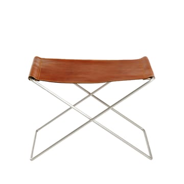 OX Stool pall - Läder cognac, rostfritt stål - OX Denmarq