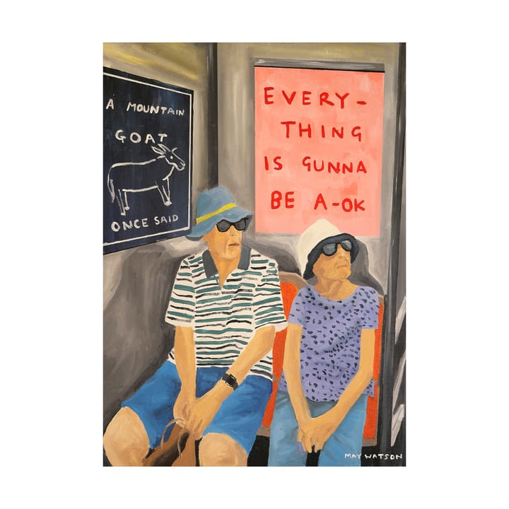 Everything Is Gunna Be OK poster - 30x40 cm - Paper Collective