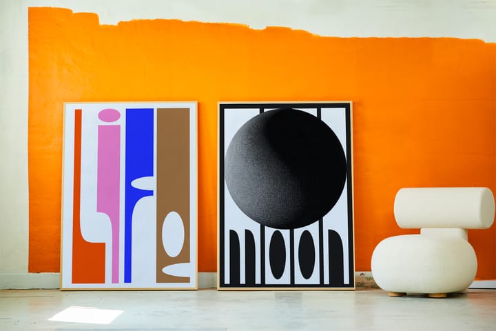 Moon poster, 50x70 cm Paper Collective