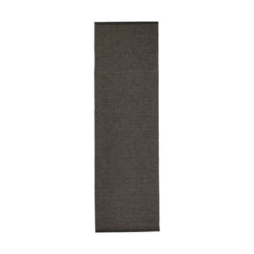 Emm Metallic matta - Black-linen, 70x240 cm - Pappelina