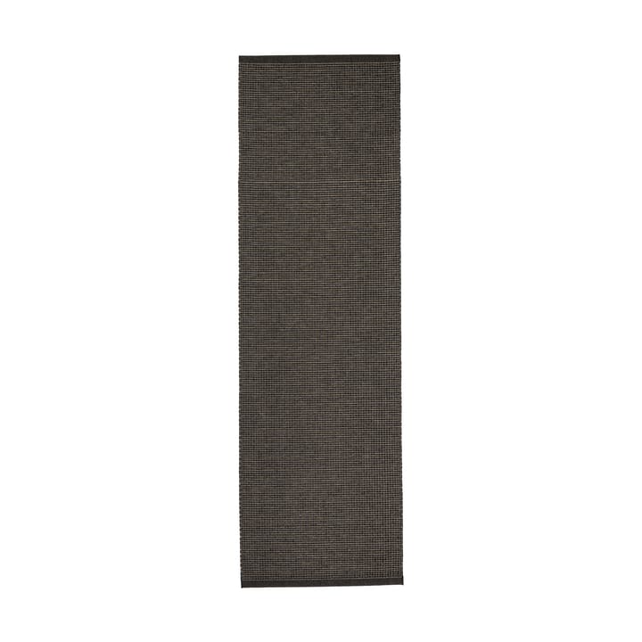 Emm Metallic matta - Black-linen, 70x240 cm - Pappelina