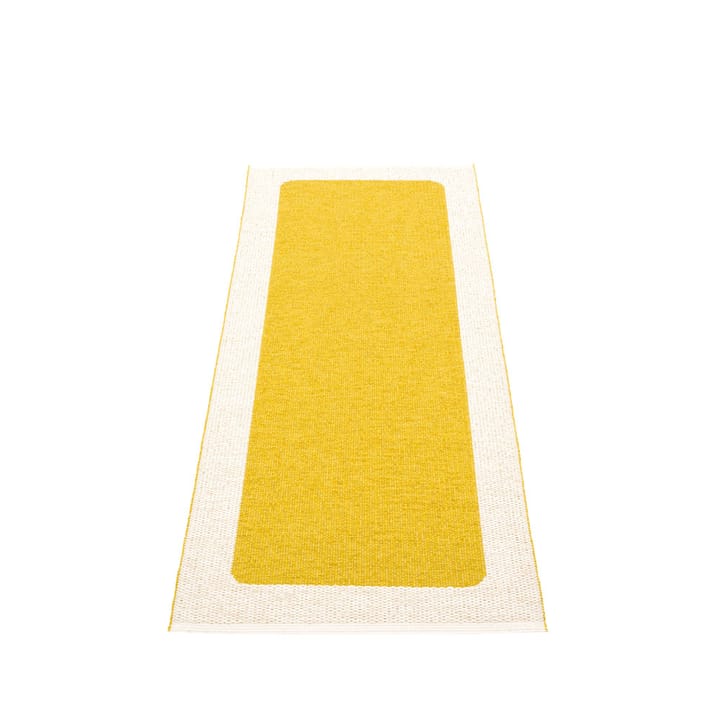 Ilda gångmatta, mustard, 70x180 cm Pappelina