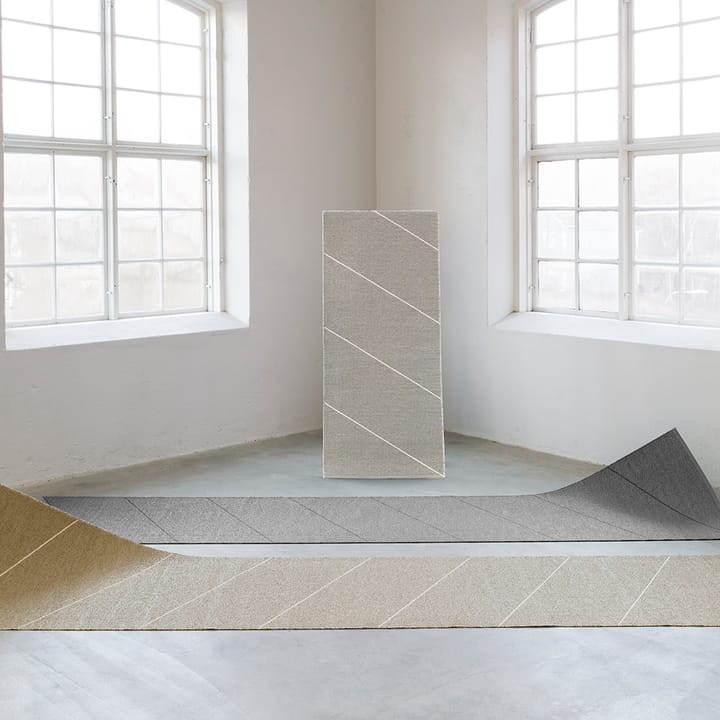 Randy gångmatta, sand/vanilla, 70x320 cm Pappelina