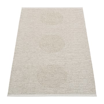 Vera 2.0 plastmatta linen-stone metallic - 70x120 cm - Pappelina