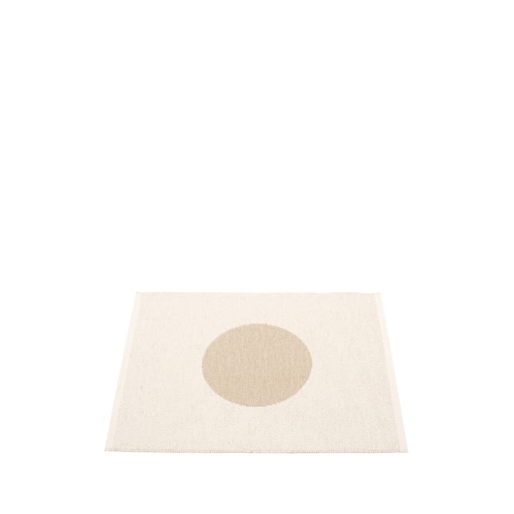 Vera small one matta - beige/vanilla, 70x90 cm - Pappelina