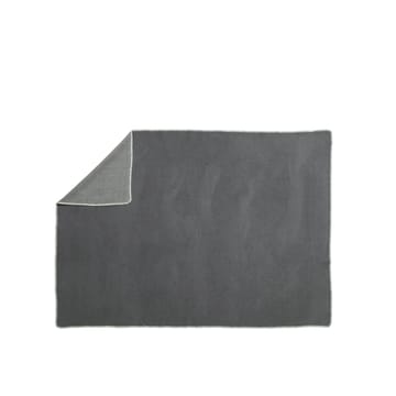 Ylva pläd - dark grey/charcoal - Pappelina