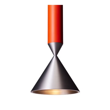 Apollo 59 taklampa - Red orange-aluminium - Pholc