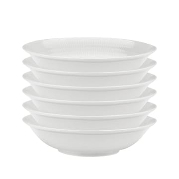 Swedish Grace djup tallrik 19 cm, 6-pack snö (vit) - undefined - Rörstrand