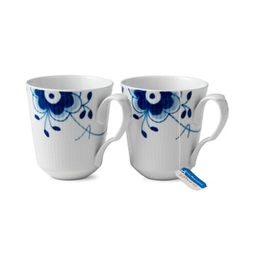 Blue Fluted Mega mugg 2-pack - 37 cl - Royal Copenhagen