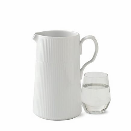 White Fluted kanna med handtag - 1,6 l - Royal Copenhagen