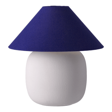 Boulder bordslampa 29 cm white-cobolt - undefined - Scandi Living