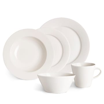 Kalk tallrik 28 cm 4-pack - vit - Scandi Living