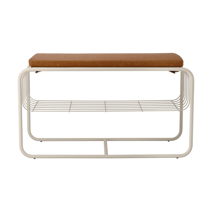 Nod bänk/skohylla 80x36x42 cm - Beige - Scandi Living