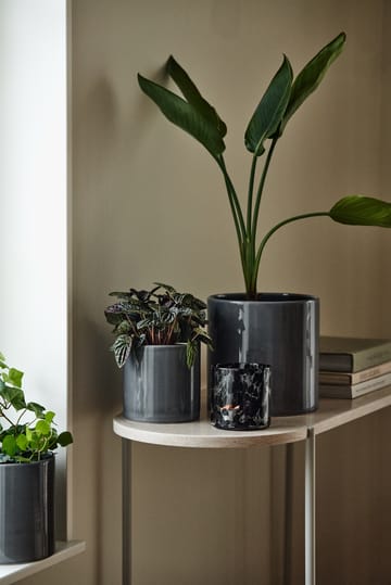 Sleek kruka Ø19 cm - Charcoal - Scandi Living