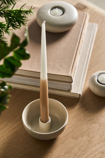 Valley ljusstake Ø12 cm - Beige - Scandi Living