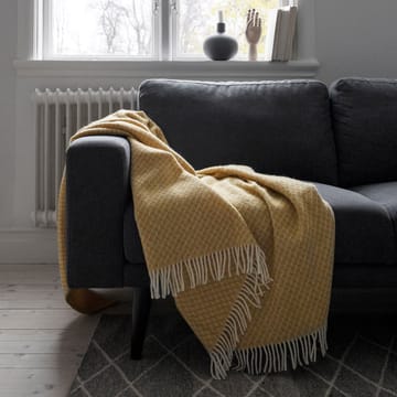 Wicker ullpläd - Mustard - Scandi Living