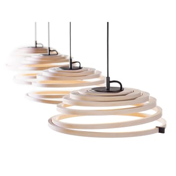 Aspiro 8000 taklampa svart sladd - Natural birch - Secto Design