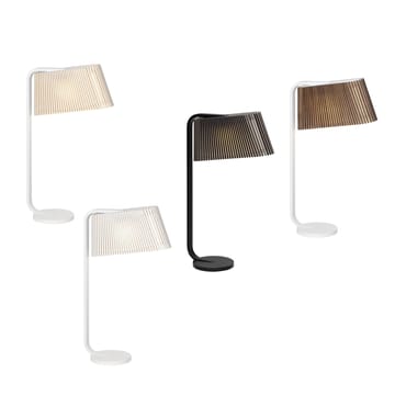 Owalo 7020, bordslampa - black laminated - Secto Design