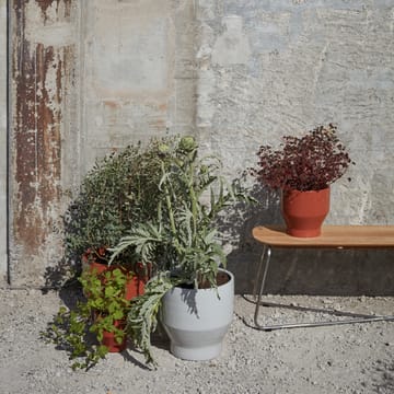 Lilium bänk - teak, rostfritt stål - Skagerak